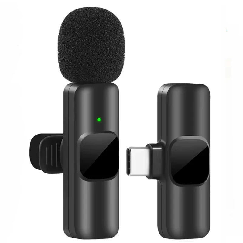 VIKEFON Microphone Wireless Lavalier for Live Streaming/YouTube/TikTok/Facebook Live Noise Reduction Mic For iPhone/Android