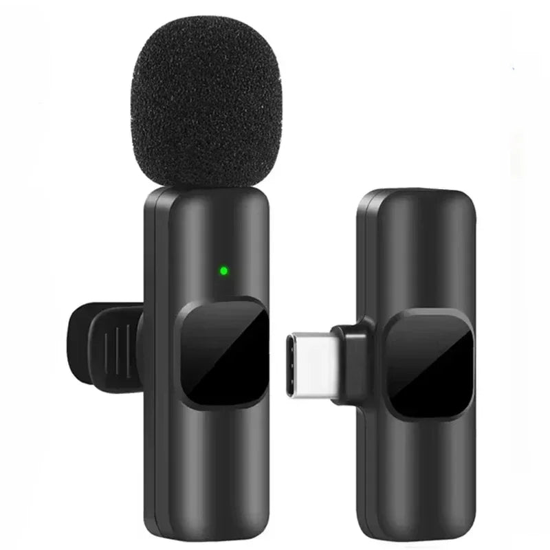 VIKEFON Microphone Wireless Lavalier for Live Streaming/YouTube/TikTok/Facebook Live Noise Reduction Mic For iPhone/Android